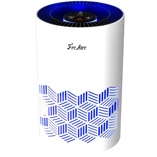 FreAire Air Purifiers for Bedroom, HEPA Air Purifier with RGB Lights Air Purifiers for Pets Dust Smoke Pollen Dander Smell, Portable Air Purifier with Air Filter For Home (White)