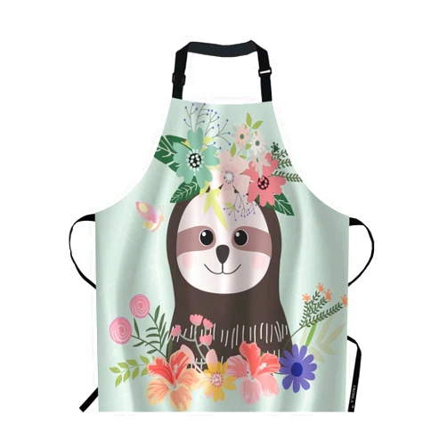 EKOBLA Strawberry Aprons Watercolor Hand Drawn Beautiful Fruit Spring Apron
