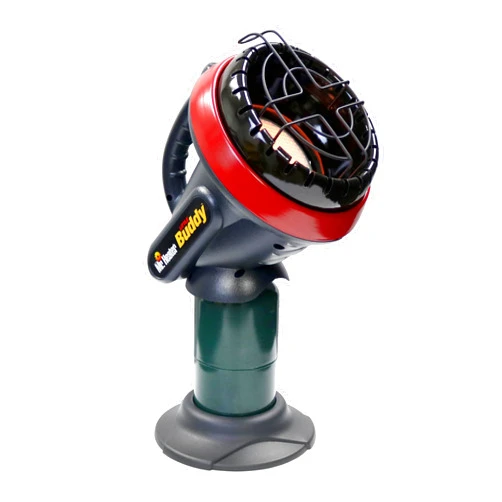 Mr. Heater F215100 MH4B Little Buddy 3800-BTU Indoor Safe Propane Heater, Medium , Black/Red