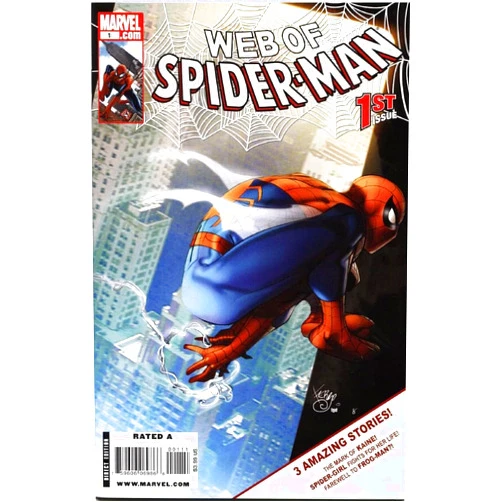 Various Web of Spider-man #1 3 Amazing Stories: Kaine in Echoes; the Spectacular Spider-girl in Angels & Devils; the Last Stand of the Fabulous Frog-man