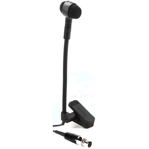 Shure PGA98H Condenser Microphone - with Cardioid Pick-up Pattern,Condenser Gooseneck Instrument Microphone with TA4F Connector for use with Wireless Systems (PGA98H-TQG)
