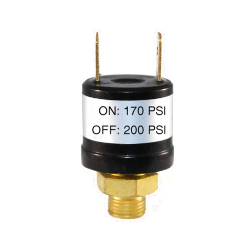 COMPSTUDIO 170-200 PSI Air Compressor Pressure Control Switch Valve Horn 1/8'' 12V/24V
