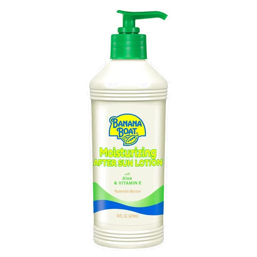 Banana Boat Moisturizing After Sun Lotion with Aloe and Vitamin E, 16oz | After Sun Care, Banana Boat After Sun Lotion, Sunburn Relief, 16oz