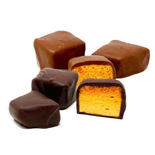 ANDY ANAND CHOCOLATIER Andy Anand Belgian Milk & Dark Chocolate Honeycomb Sponge Home Made Taste Amazing Delicious & Divine Gift Boxed, Birthday Valentine Christmas Mothers Fathers day Anniversary Wedding (1 lbs)
