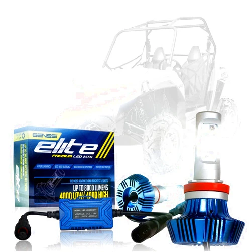 Genssi LED Halogen Upgrade Bulbs Lamp Compatible with Polaris Ranger RZR 570S 800S 900S 1000 XP