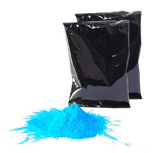Chameleon Colors Blue Gender Reveal Powder - Blackout Kit - Two 1 lb Bags - Vibrant Blue Color - Powder for Baby Boy Gender Reveal - Color Not Visible Through Bag - Easy Cleanup - Non-Toxic