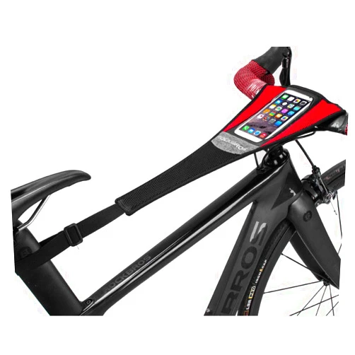 ROCKBROS Rock BROS Bike Sweat Guard Bicycle Trainer Sweat Net Bike Frame Sweat Guard with Phone Pouch for Indoor Cycling Training Compatible for 6.5