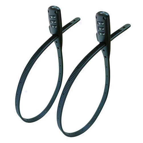RUIRIO 2 Pcs 3-Digit Resettable Small Combo Cable Lock for Bicycle, Electric Bicycle, Kids Bike, Fridge, Scooter, Cabinets, Drawers, Gates, Fences, Helmet,Toolboxes