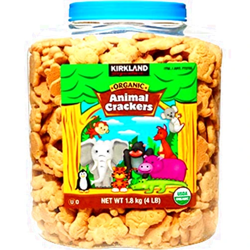 Kirkland Signature Organic Disney Animal Crackers, 64 Ounce