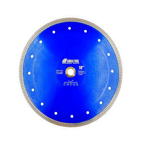SHDIATOOL 10 Inch Diamond Saw Blade Cutting Disc for Porcelain Tile Ceramic Granite Marble Brick