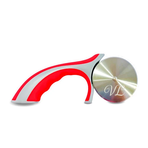 Valerie Lucille Classic Premium Pizza Wheel Cutter. Sharp Blade for Cutting Through Crusts, Pies, and More. Ergonomic Handle for Grip and Leverage. Dishwasher Safe 9in, Pizza Cutter Stainless Steel.
