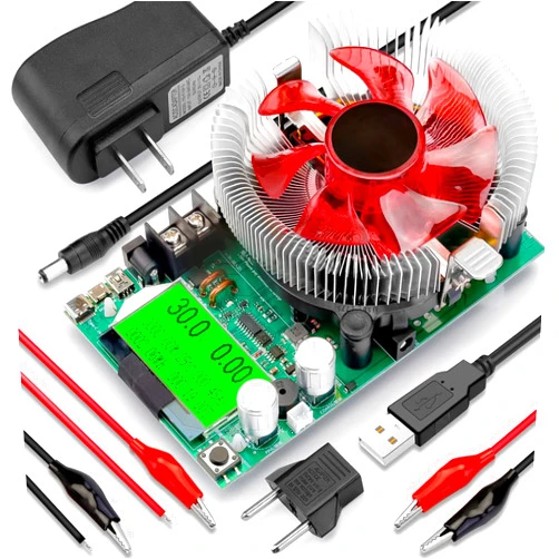 MakerHawk Electronic Load Tester - USB Load Tester 150W 200V 20A Resistor Adjustable Constant Current Battery Capacity Tester Module Intelligent Dischar