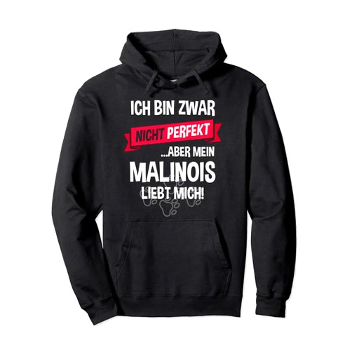 Belgischer Schäferhund Hunderasse Geschenk TShirt Malinois T-Shirt with German Shepherd Dog Holder Pullover Hoodie