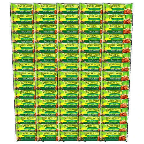 Sattie BLUE RIBBON Nature Valley Bars Variety - College Students Final Exam Office Spring - 75 Count