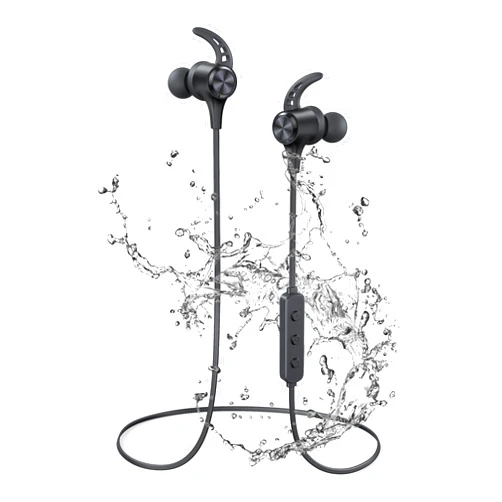 Hsoipn Wireless Headphones, Bluetooth 5.2 Stereo aptX Wireless Earbuds Bass Bluetooth Earbuds Bulit-in Mic with 16H Playtime, Magnetic, IPX7 Waterproof Perfect for Sport, Gym