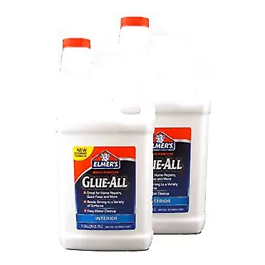 Elmer's Products, Inc E3860 Multi-Purpose Glue-All, 1 gal, White, 160 Fl Oz (2 Pack)