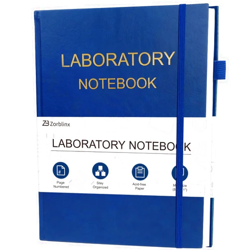 Zorblinx Lab Notebook - Chemistry Laboratory Notebook for Student, Professional Engineering Paper Notebooks for Work 8.5