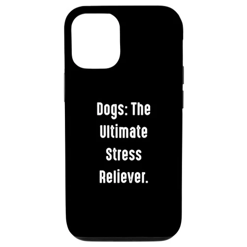 PupJoy Expressions iPhone 14 Pro Dogs: The Ultimate Stress Reliever Slogan, dog owner Case