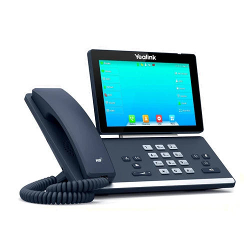 Yealink T57W IP Phone, 16 VoIP Accounts. 7-Inch Adjustable Color Touch Screen. USB 2.0, 802.11ac Wi-Fi, Dual-Port Gigabit Ethernet, 802.3af PoE, Power Adapter Not Included (SIP-T57W)