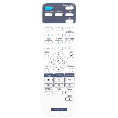 ALLIMITY Universal Replacement Remote Control fit for EPSON Home Cinema/Powerlite/EB/EX/VS/BrightLink/EMP Series Projectors