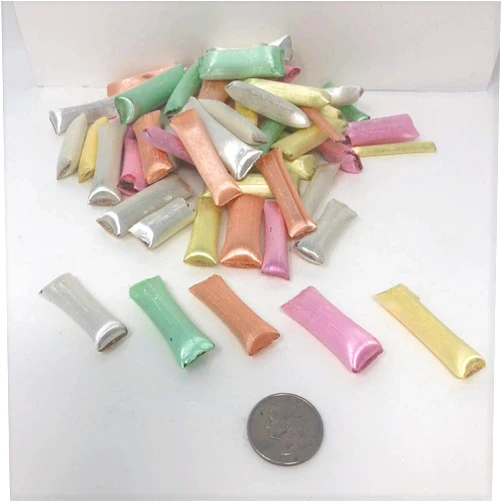 Beulah's Candyland Old Fashion Chocolate Straws Pastel 2 pounds chocolate filled straws