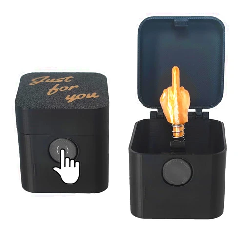 NeoJoy Middle Gifts Finger in a Box Gag Gifts Funny Pop Up Inappropriate White Elephant Gift Idea for Adults