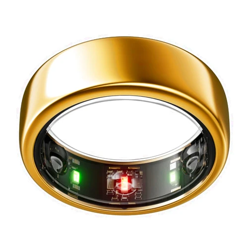 Oura Ring Gen3 Horizon - Gold - Size 8 - Smart Ring - Size First with Oura Sizing Kit - Sleep Tracking Wearable - Heart Rate - Fitness Tracker - 5-7 Days Battery Life