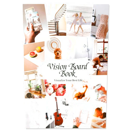 FOUNCY Vision Board Book - 850+ Categorized Vision Board Pictures and Quotes to Visualize Your Dreams & Life Goals, Vision Board Supplies for Clip Art and Collage Book