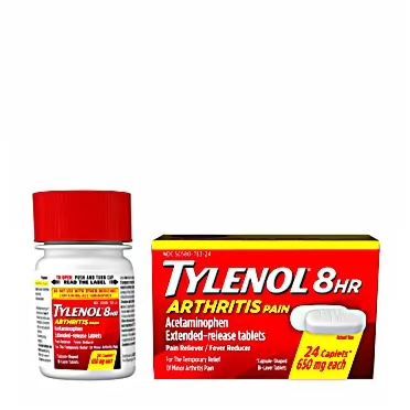 Tylenol 8 Hour Arthritis Pain Tablets with Acetaminophen for Joint Pain, 24 ct
