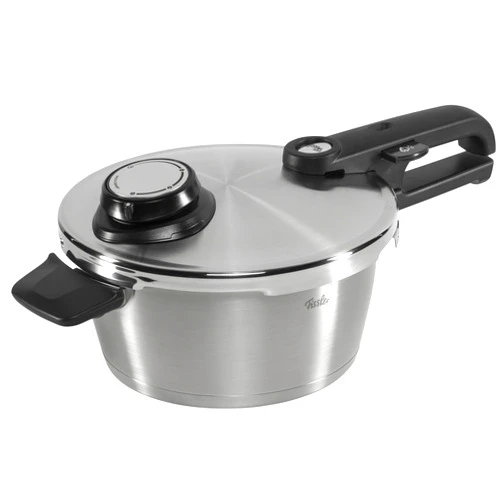 Fissler Vitavit Premium Pressure Cooker with Steamer Insert, 3.7 Quart