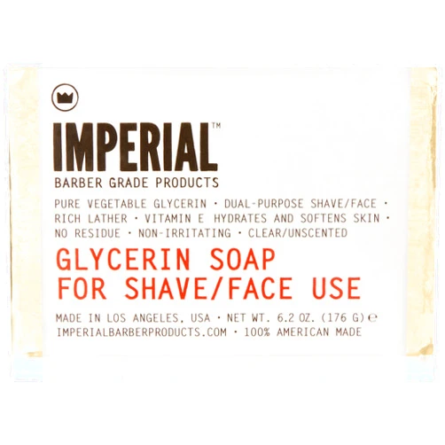 Imperial Barber Glycerin Soap, 6.2 oz