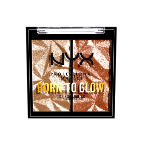 NYX PROFESSIONAL MAKEUP Born To Glow Icy Highlighter Duo - Platinum Status