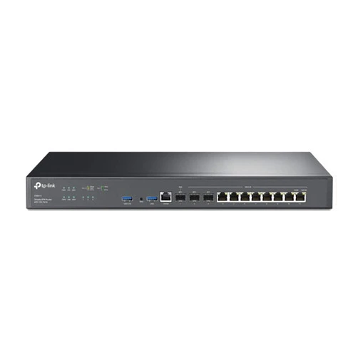 TP-Link ER8411 Enterprise Wired 10G VPN Router Up to 10 WAN Ports High Network Capacity SPI Firewall Omada SDN Integrated Load Balance Lightning Protection Limited Lifetime Protection