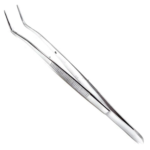SUPERIOR INSTRUMENTS Dental Meriam Foil Cotton Tweezer 16cm Serrated Angled Beak Dressing Pliers Surgical Forcep Diagnostic Examination 3 Pieces Instruments