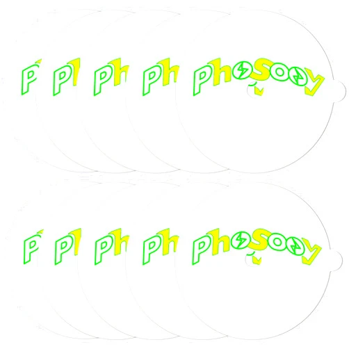 Phosooy Sticky Glue Board, Sticky Glue Board Pad Refills, Flea Trap Refill Discs for Pest Control Mosquito Trap, 10 Per Pack