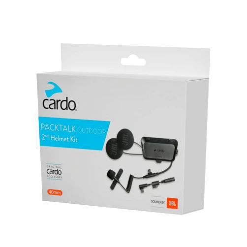 Cardo Ardo Packtalk 2nd Helmet Kit, Multifunctional Communication Accessory for Additional Helmet Use
