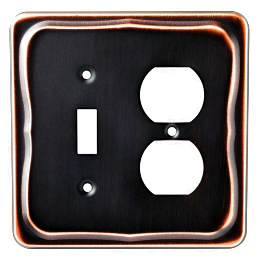 Franklin Brass Tenley Single Switch/Duplex Wall Plate, Packaging may Vary