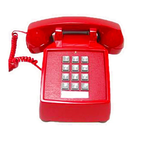 Cortelco 250047-VBA-20MD Desk ValueLine RED