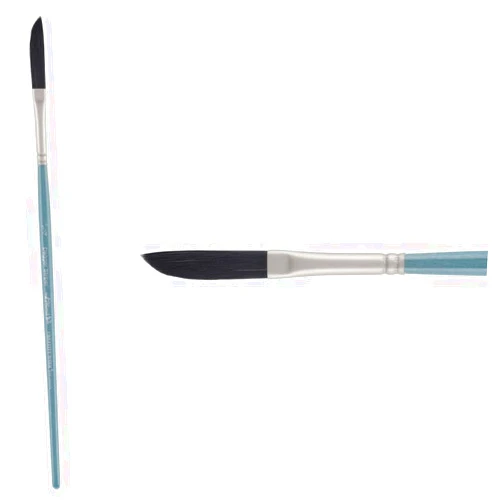 Creative Mark Mimik Synthetic Squirrel Hair Watercolor Brushes - Animal-Friendly, Synthetic Hair Brushes for Painting & Crafts - Dagger Striper 1/4
