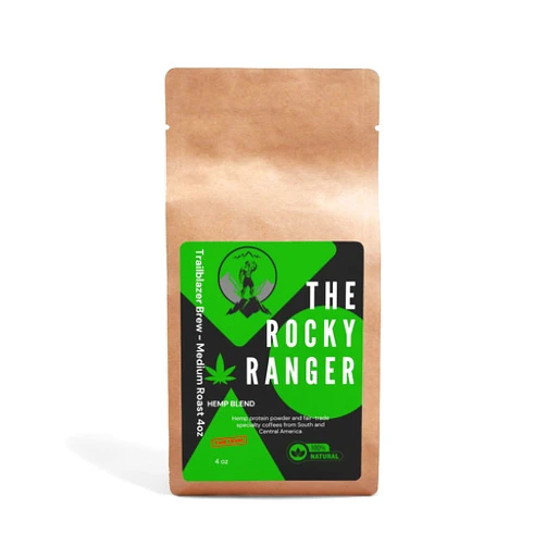 The Rocky Ranger Trailblazer Brew - Hemp - Medium Roast 4oz
