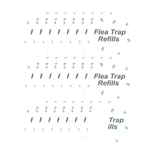 Dichroma 20 Pack Flea Trap Refill Discs Replacement Glue Boards, 7.1