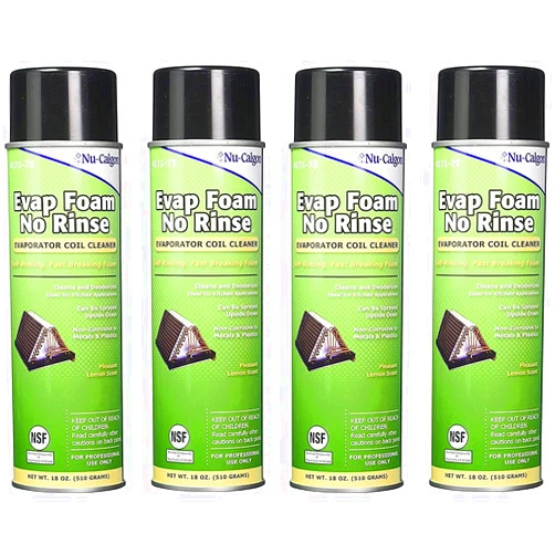 Nu-Calgon 4171-75 Evap Foam Coil Cleaner 18oz (4 Pack)