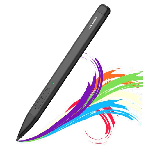 GOOJODOQ Slim Pen 2 for Microsoft Surface with 4096 Pressure,Palm Rejection,Eraser & Right-Click,Graphite Nib Compatible with Surface Pro 9/8/7/6/5/4/3/X,Surface Go 3/2/1,Surface Book 3/2/1,Laptop 1-3,Black