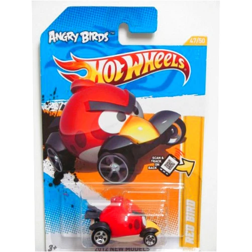 Hot Wheels 2012 Hot Wheels New Models Angry Birds - Red Bird