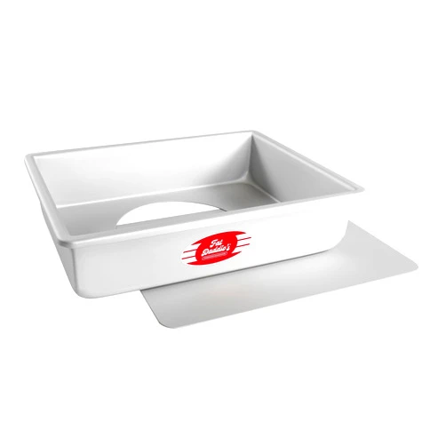 Fat Daddio's POBCC-9133 Anodized Aluminum Sheet Cake Pan with Removable Bottom, 9 x 13 x 3 inch
