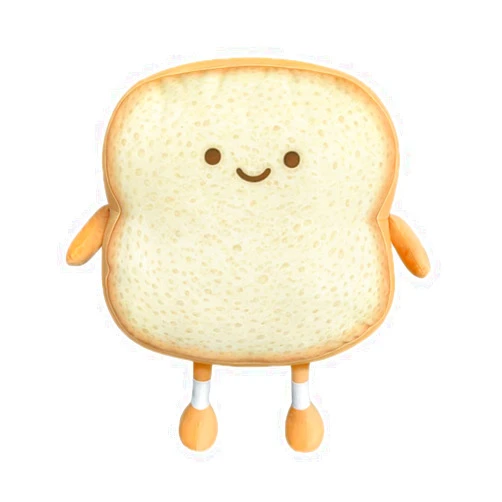 VHYHCY Toast Bread Pillow Funny Food Plush Toy Pillows Small Cute Stuffed Plush Toast Sofa Pillow (Toast Bread,Golden)