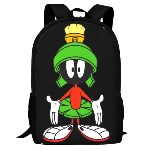 DHOUTSL Backpacks Marvin Anime The Martian Laptop Backpack Unisex Multipurpose Double Shoulder Bag for Camping Travle Work Hiking Gifts
