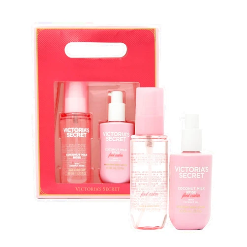 Victoria's Secret 2 Piece Body Care Holiday Gift Set, Coconut Milk Rose