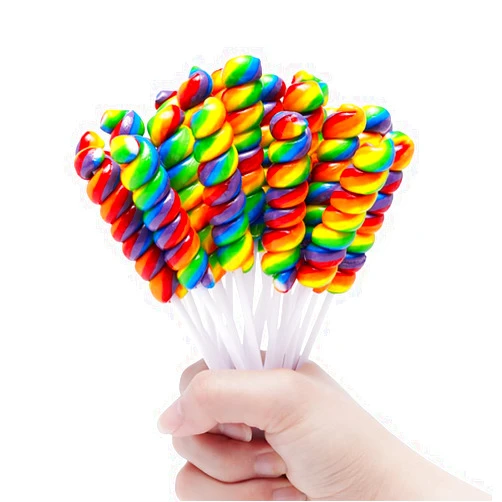 LIDATREE Twisty Lollipop, Rainbow Twist Lollipops Individually Wrapped Bulk, Kid's Lollipops Candy for Birthday, 12g Mixed Fruit Flavor 30 Pack