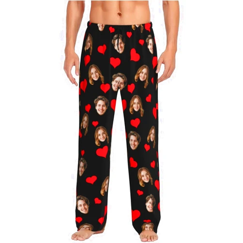 Generic Personalized Pajama Pants For Men Women Custom Pajama Pants With Face Custom Face Pajamas Funny Customized Gifts